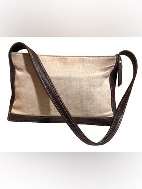 Coach 6124 Vintage Canvas Bleecker Zip (Beige/Mahagony) - EUC